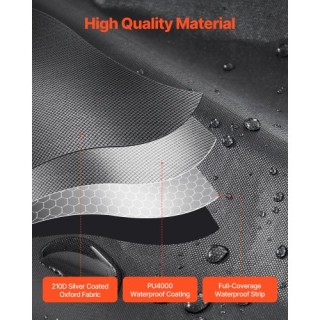 VEVOR Αδιάβροχη Σκηνή Αποθήκευσης Ποδηλάτων για 5+ Ποδήλατα SXZXCP5...