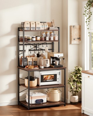 VEVOR Ράφι Κουζίνας - 800mm με Υποστήριξη X, 12 Γάντζοι & Διπλό Ράφ... VEVOR Ράφι Κουζίνας - 800mm με Υποστήριξη X, 12 Γάντζοι & Διπλό Ράφ...