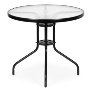 MULTIGARDEN Στρογγυλό τραπέζι κήπου 80 εκ. για βεράντα, κήπο ή μπαλ...