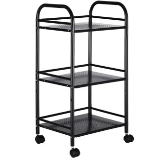 BAKAJI Καρότσι Αισθητικής 3 Ράφια σε Μαύρο Μέταλλο 4 Ρόδες Έπιπλο ... BAKAJI Καρότσι Αισθητικής 3 Ράφια σε Μαύρο Μέταλλο 4 Ρόδες Έπιπλο ...
