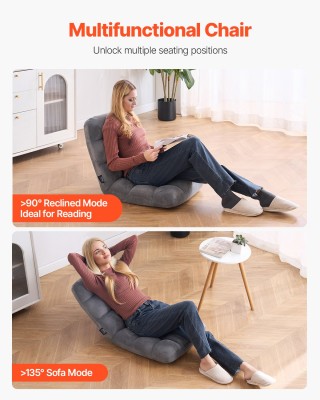 Πολυθρόνα Δαπέδου με Στήριξη Πλάτης και 14 Ρυθμιζόμενες Θέσεις 103 ...