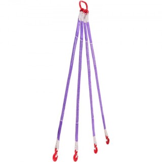 VEVOR Τετράκλωνος Ιμάντας Ανύψωσης Πολυεστέρα με Γάντζους, 3 Τόνων,... VEVOR Τετράκλωνος Ιμάντας Ανύψωσης Πολυεστέρα με Γάντζους, 3 Τόνων,...