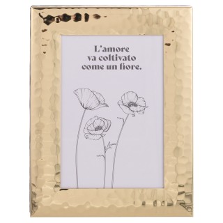 Galileo Χρυσή Γυαλιστερή Επιτραπέζια Κορνίζα για Φωτογραφία 10x15cm...