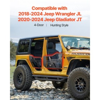 VEVOR Τετράθυρες Σωληνωτές Πόρτες για Jeep Wrangler JL 2018-2024 JP...