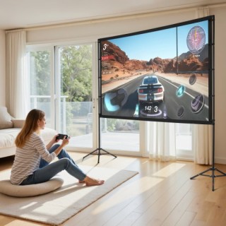 VEVOR Οθόνη Προβολέα με Τρίποδο, 100 Ίντσες, 160° Γωνία Θέασης, 4K ... VEVOR Οθόνη Προβολέα με Τρίποδο, 100 Ίντσες, 160° Γωνία Θέασης, 4K ...