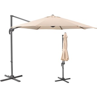 BAKAJI Εξωτερική Ομπρέλα Κήπου Εκκεντρωμένη Μπεζ Διάμετρος 3Μ με Σ... BAKAJI Εξωτερική Ομπρέλα Κήπου Εκκεντρωμένη Μπεζ Διάμετρος 3Μ με Σ...