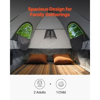 VEVOR Αδιάβροχη Σκηνή Φορτηγού 5.5-6.0ft PU2000 για 2-3 Άτομα CZZPP...