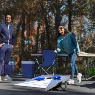 VEVOR Φορητό Σετ Κορνχόλ 3x2ft με Αλουμινένιο Πίνακα και 8 Σακουλάκ... VEVOR Φορητό Σετ Κορνχόλ 3x2ft με Αλουμινένιο Πίνακα και 8 Σακουλάκ...