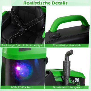 Costway Ηλεκτρικό Παιδικό Τρακτέρ 24V με Τρέιλερ, LED Φώτα και Μουσ... Costway Ηλεκτρικό Παιδικό Τρακτέρ 24V με Τρέιλερ, LED Φώτα και Μουσ...