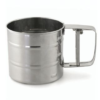 Galileo Ανοξείδωτο Ατσάλι Sifter για Αλεύρι, Κακάο και Ζάχαρη SChef...