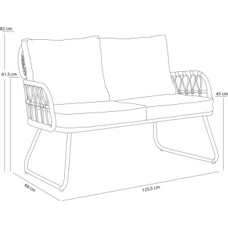 Shally Dogan Σετ 5 Τεμαχίων Έπιπλα Κήπου από Πολυρατάν Τραπέζι Καν... Shally Dogan Σετ 5 Τεμαχίων Έπιπλα Κήπου από Πολυρατάν Τραπέζι Καν...
