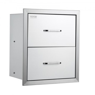 Εξωτερική Κουζίνα/Νησίδα BBQ Ανοξείδωτα Διπλά Συρτάρια 17.7x20.5  1...