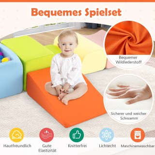 Costway Σετ Αναρρίχησης & Σκαρφαλώματος 5 τεμαχίων με Μαλακά Κύβους...