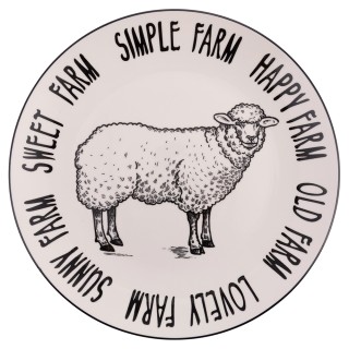 Villa DEste Σετ 6τμχ Επίπεδο πιάτο 265 cm από πορσελάνη με διακόσμ... Villa DEste Σετ 6τμχ Επίπεδο πιάτο 265 cm από πορσελάνη με διακόσμ...