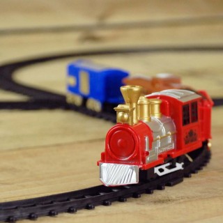 BAKAJI Χριστουγεννιάτικο Τρενάκι Κάτω από το Δέντρο Ηλεκτρικός Σιδη...