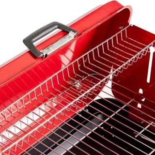 BAKAJI Φορητή ψησταριά βαλίτσα με σχάρα από ατσάλι 50x36x81cm για κ...