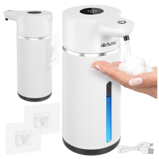 Ruhhy Αυτόματος Αφροδιανομέας Σαπουνιού 420ml με LED & USB-C, Απτικ...