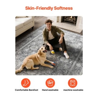 VEVOR Μεγάλο Χαλί 8x10 ft Αντιολισθητικό και Ανθεκτικό στη Φθορά Vi... VEVOR Μεγάλο Χαλί 8x10 ft Αντιολισθητικό και Ανθεκτικό στη Φθορά Vi...
