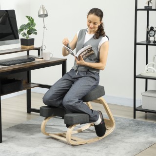 Vinsetto Καρέκλα Εργονομική με Γονυκλισία από Ξύλο Σημύδας και Μαξι... Vinsetto Καρέκλα Εργονομική με Γονυκλισία από Ξύλο Σημύδας και Μαξι...