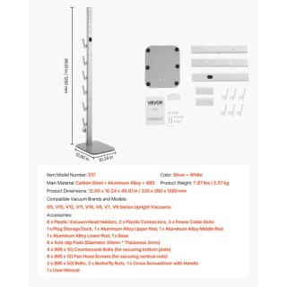 VEVOR Βάση Στήριξης Σκούπας Dyson Γκρι XCQZJDSLSBYGSNQ90V0 VEVOR Βάση Στήριξης Σκούπας Dyson Γκρι XCQZJDSLSBYGSNQ90V0