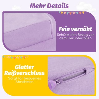 Costway Πέντε Μεγάλα Αφρώδη Τουβλάκια με Μπάλα για Παιχνίδι και Σκα...