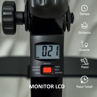 SPORTNOW Πτυσσόμενο Ποδήλατο Αποκατάστασης Ποδιών & Χεριών με Οθόνη...