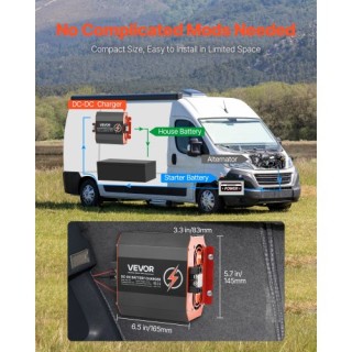 VEVOR Φορτιστής Μπαταρίας 12V 30A 375W για Μολύβδου-Οξέος Λιθίου AG...