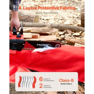 VEVOR Προστατευτικά Παντελόνια Ασφαλείας Αλυσοπρίονου 39.7 Κλάση B ... VEVOR Προστατευτικά Παντελόνια Ασφαλείας Αλυσοπρίονου 39.7 Κλάση B ...