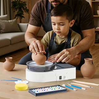 VEVOR Ηλεκτρικός Μίνι Τροχός Αγγειοπλαστικής 158mm για Παιδιά και Ε... VEVOR Ηλεκτρικός Μίνι Τροχός Αγγειοπλαστικής 158mm για Παιδιά και Ε...