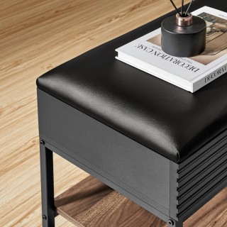 Παπουτσοθήκη-Παγκάκι Εισόδου Με Αποθηκευτικό Χώρο & Ράφι 80x35x46cm...