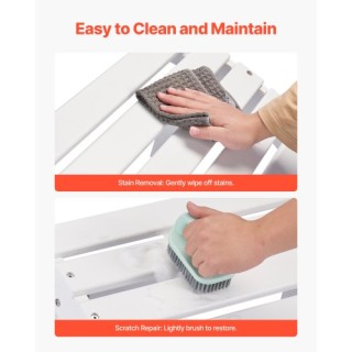 VEVOR Λευκό Πτυσσόμενο Υποπόδιο HDPE Adirondack KZDADLDKTTQPZ41H0V0 VEVOR Λευκό Πτυσσόμενο Υποπόδιο HDPE Adirondack KZDADLDKTTQPZ41H0V0