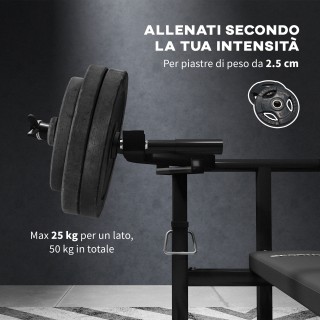 SPORTNOW  Ρυθμιζόμενη Μηχανή Πιέσεων Στήθους από Ατσάλι, 150x150x60...
