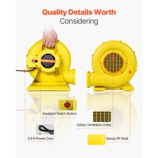 VEVOR  Φυσητήρας Φουσκωτού 0.8&1HP 750W για Επαγγελματική Χρήση  QM...