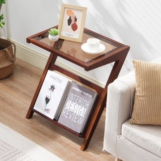 VEVOR Τραπεζάκι Καφέ Ζ Σχήματος από Ρατάν 1 Επιπέδου για Σαλόνι ZF... VEVOR Τραπεζάκι Καφέ Ζ Σχήματος από Ρατάν 1 Επιπέδου για Σαλόνι ZF...