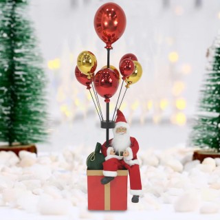 BAKAJI Άγιος Βασίλης με Κόκκινα και Χρυσά Μπαλόνια Διακόσμηση Χριστ... BAKAJI Άγιος Βασίλης με Κόκκινα και Χρυσά Μπαλόνια Διακόσμηση Χριστ...