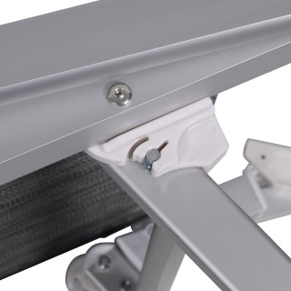 Galileo Κρεβάτι παραλίας με σκίαστρο, κατασκευή από αλουμίνιο, κάθι...