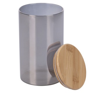 Galileo Υάλινο Βάζο 1 Λίτρου από Βοριοπυριτικό με Καπάκι από Μπαμπο...