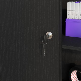 HOMCOM Γραφειακή ντουλάπα με 3 ράφια, 2 κλειδιά ασφαλείας και συρόμ... HOMCOM Γραφειακή ντουλάπα με 3 ράφια, 2 κλειδιά ασφαλείας και συρόμ...