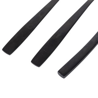 Galileo Σετ 16 μαύρα σατινέ μαχαιροπίρουνα από ανοξείδωτο ατσάλι 18...