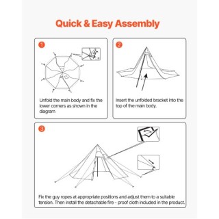 VEVOR Σκηνή Τύπου Τίπι με Θερμάστρα & Εσωτερική Σκηνή για 4 Άτομα, ... VEVOR Σκηνή Τύπου Τίπι με Θερμάστρα & Εσωτερική Σκηνή για 4 Άτομα, ...