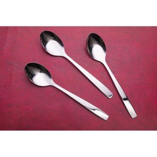 Galileo Σετ 3 Κουτάλια Μανχάταν σε Ανοξείδωτο Ατσάλι 180 Ασημί Λουσ...