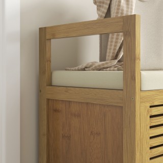 HOMCOM Είσοδος Πάγκος σχισμής παπουτσιών με πτυσσόμενο σχέδιο, σε ξ... HOMCOM Είσοδος Πάγκος σχισμής παπουτσιών με πτυσσόμενο σχέδιο, σε ξ...