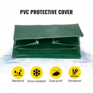 VEVOR Σχάρα Καυσόξυλων 6ft με Κάλυμμα & Εργαλεία Τζακιού  DCJJCK6YC...