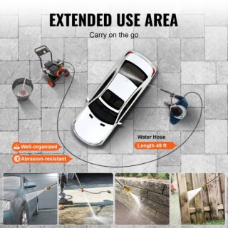 VEVOR Πλυστικό Μηχάνημα Υψηλής Πίεσης 4400 PSI 15L/min 2.6 GPM με ... VEVOR Πλυστικό Μηχάνημα Υψηλής Πίεσης 4400 PSI 15L/min 2.6 GPM με ...