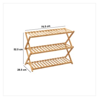 5FIVE Simply smart Πτυσσόμενη Παπουτσοθήκη από Bamboo 70,5 x 28,5 x... 5FIVE Simply smart Πτυσσόμενη Παπουτσοθήκη από Bamboo 70,5 x 28,5 x...