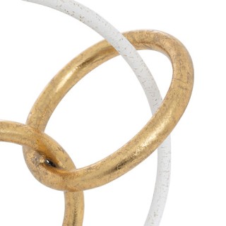 Διακοσμητικό Μεταλλικό ROB 30 cm - Λευκό 206225 Atmosphera