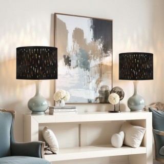 VEVOR Σετ 2 Στρογγυλά Καπέλα Λάμπας 13x13x10 εκ με Άρπα YZXDZ1310IN...