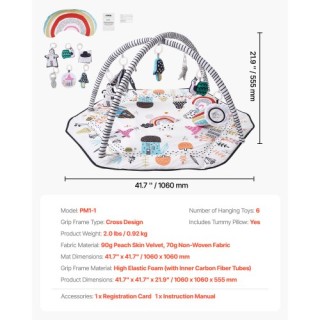 VEVOR Παιδικό Γυμναστήριο Δραστηριοτήτων με 6 Αισθητηριακά Παιχνίδι... VEVOR Παιδικό Γυμναστήριο Δραστηριοτήτων με 6 Αισθητηριακά Παιχνίδι...