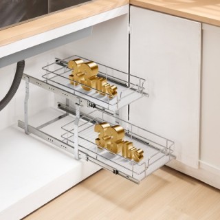 VEVOR Διπλό Συρτάρι Οργάνωσης Ντουλαπιού 12x21 FZSLLDGGEC12VMAA1V0 VEVOR Διπλό Συρτάρι Οργάνωσης Ντουλαπιού 12x21 FZSLLDGGEC12VMAA1V0