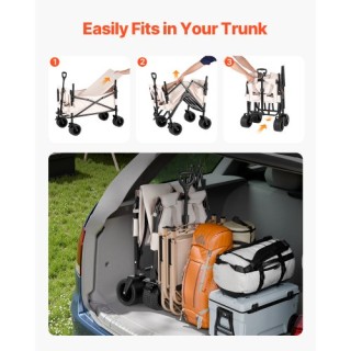 VEVOR Πτυσσόμενο Καρότσι-Πάγκος 550lb 220L ZDHYBXSSTCHSZ4NS1V0